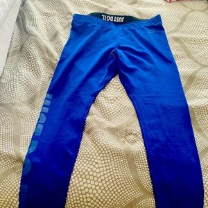 Nike - Just Do It logo blue XL - tights/leggings